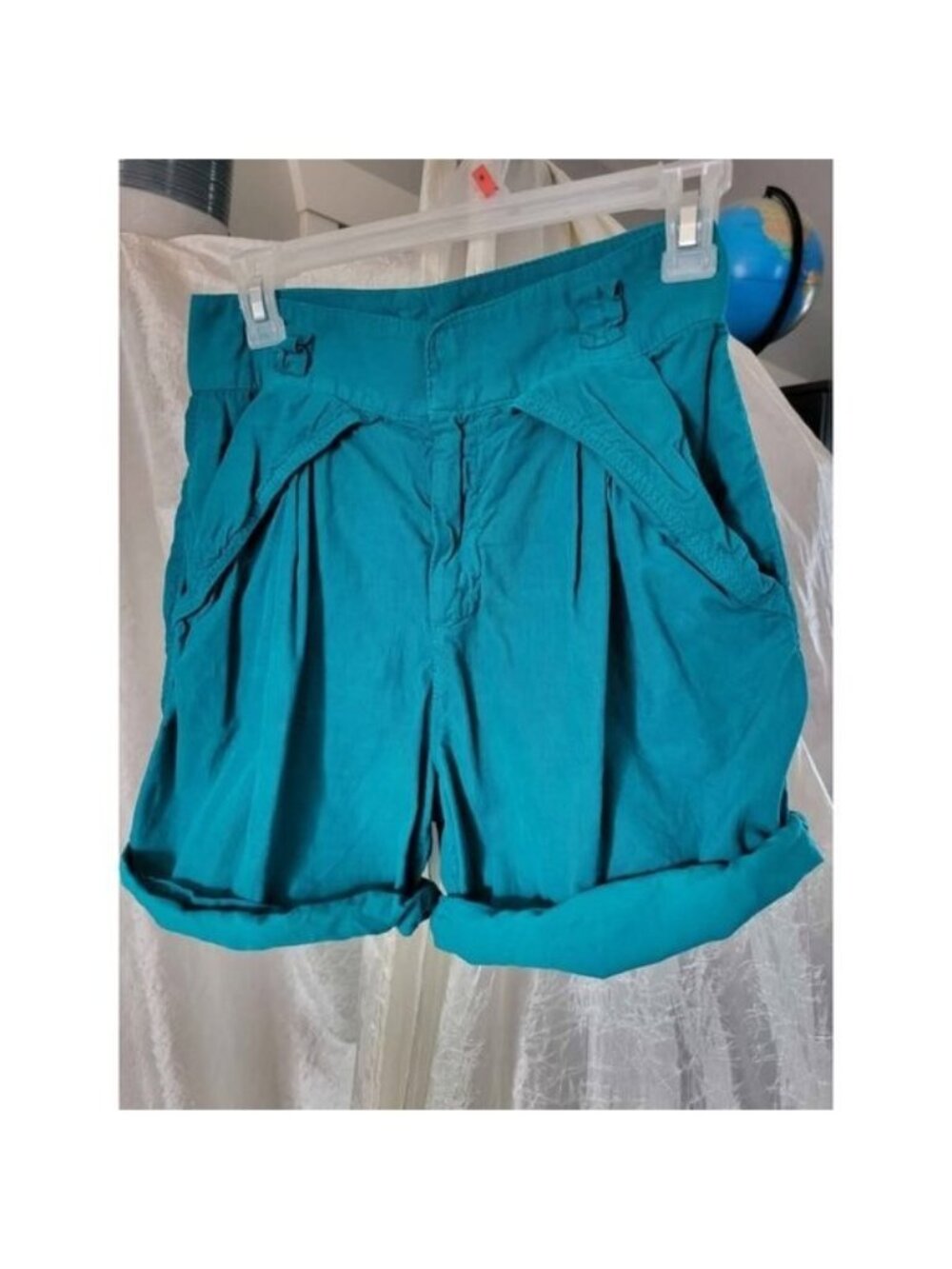 Retro 80s style Palmetto Corduroy Shorts sz XS